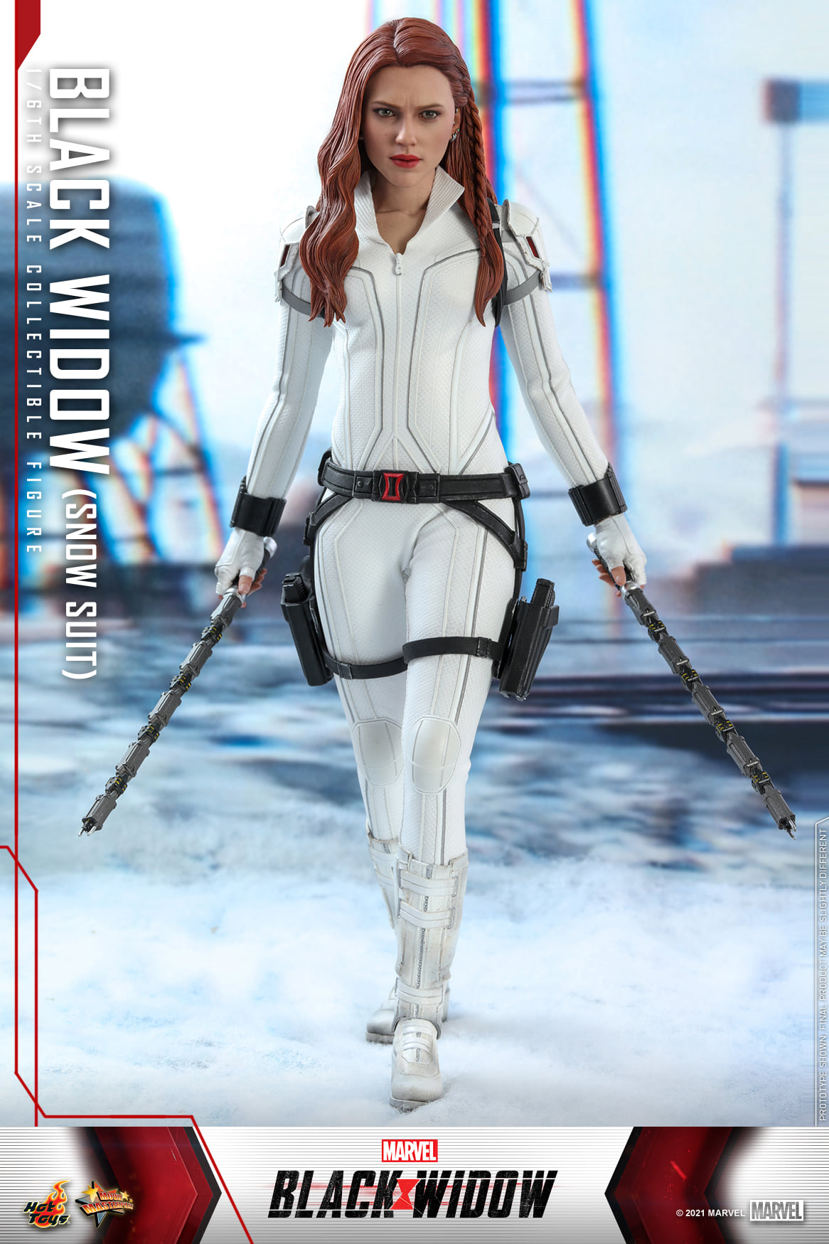 Hot Toys Marvel Black Widow Snow Suit Sixth Scale Figure MMS601